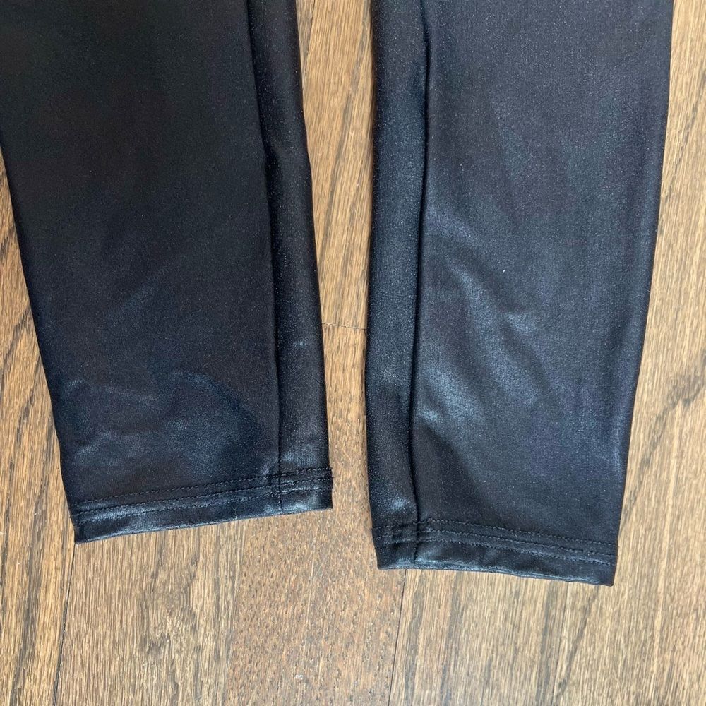 Spanx Faux Leather Black Leggings S/P - Picture 5 of 8